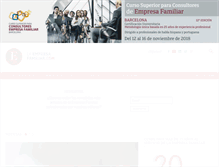 Tablet Screenshot of laempresafamiliar.com
